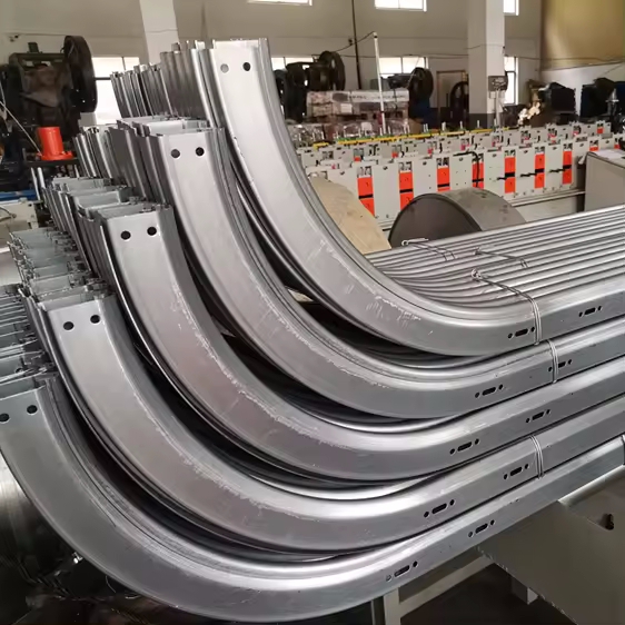 high quality galvanized steel garage door hardware horizontal vertical curve sectional garage door track - Image 2